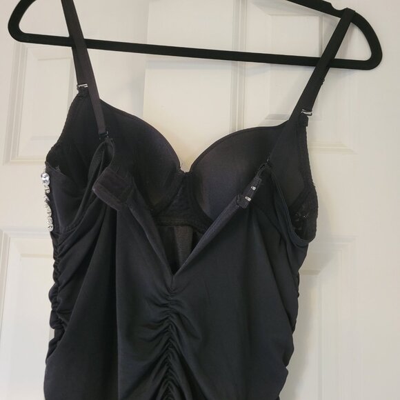 Silver sequence cocktail dress - Picture 5 of 6